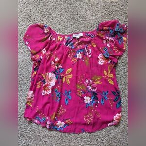 3 for $10 Philosophy floral blouse